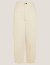 Betty High Waist Barrel Jeans, Natural (ECRU), large