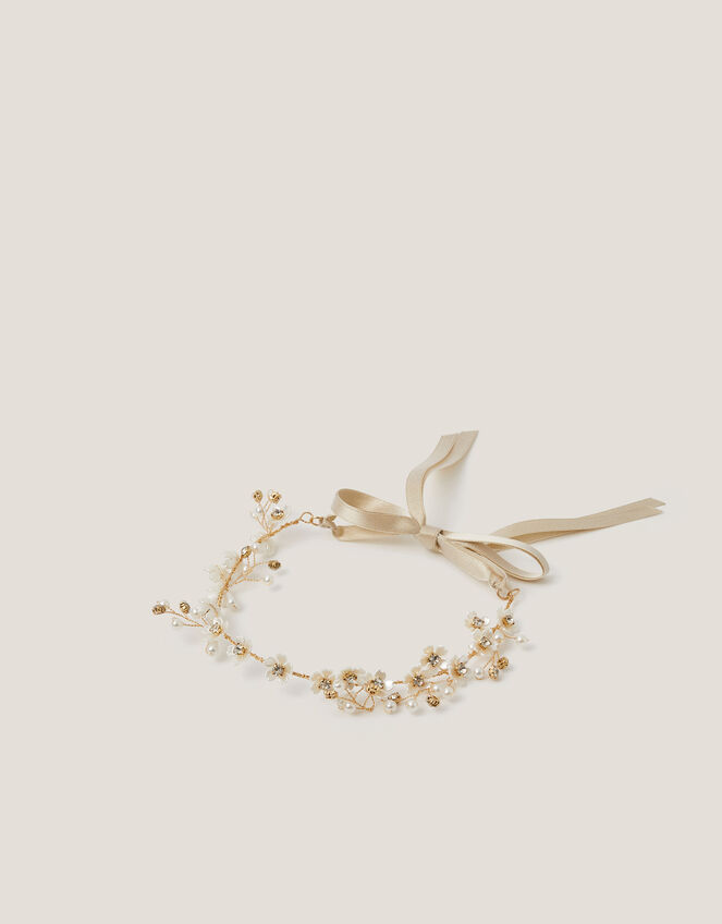 Pearl Flower Crown, , large