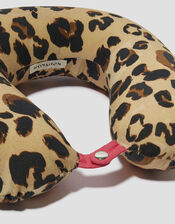 Leopard Print Travel Pillow, , large