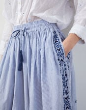 East Teleri Stripe Maxi Skirt, Blue (BLUE), large
