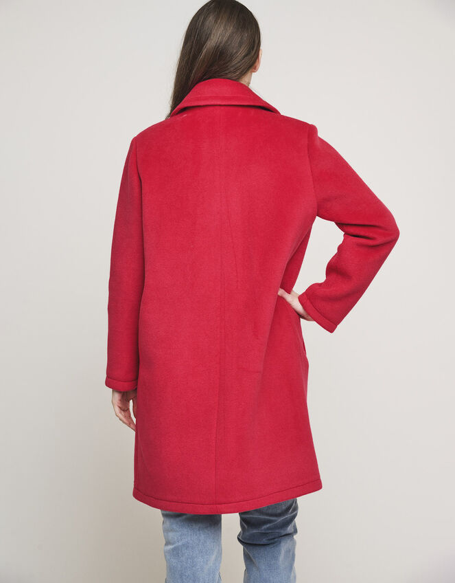 Rino and Pelle Double-Breasted Coat, Red (RED), large