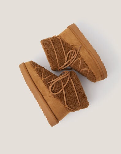 Dola Borg Lace Up Ankle Boots, Tan (TAN), large