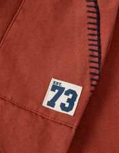 Whipstitch Drawstring Shorts, Red (RED), large