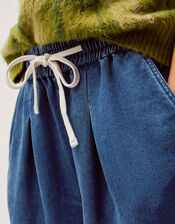 Rhea Tie Front Denim Trousers, Blue (LIGHT AUTHENTIC), large