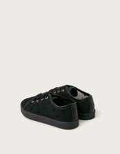 Polka Dot Princess Trainers , Black (BLACK), large