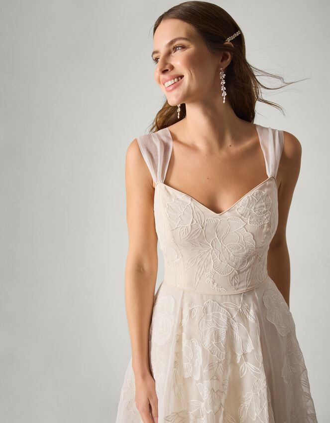 Diamant&eacute; Gemstone Drop Earrings, , large