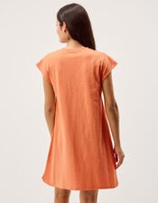 Juliet Embroidered Mini Kaftan, Orange (ORANGE), large