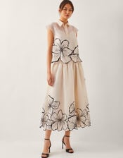 Bridget Floral Shirt , Ivory (IVORY), large