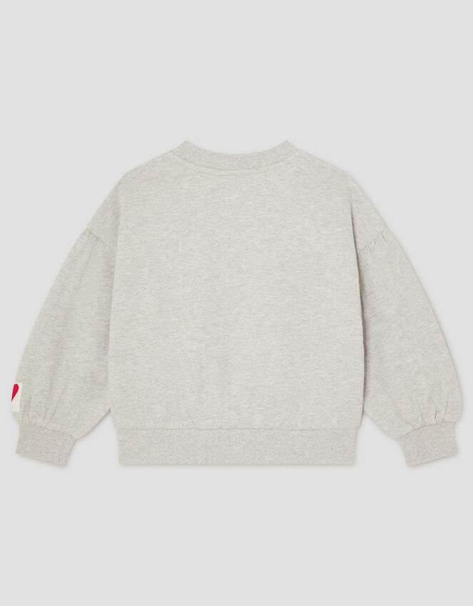 Self Love Graphic Sweatshirt, Grey (GREY), large