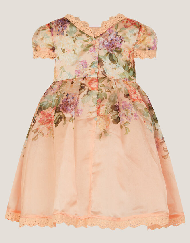 Baby Alma Floral Print Lace Dress, Multi (MULTI), large
