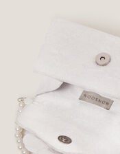 Mini Flower Lace Bridesmaid Bag, , large