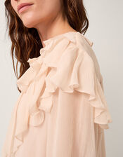 Moliin Angel Ruffle Blouse, Pink (PINK), large