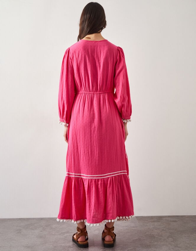 East Karyta Embroidered Maxi Dress, Pink (PINK), large