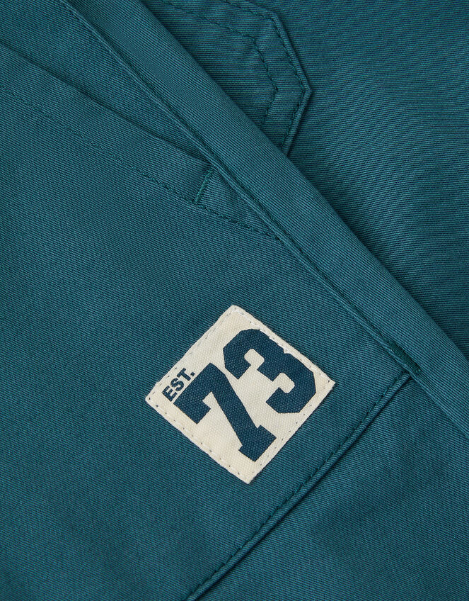 Plain Cuffed Trousers, Blue (BLUE), large