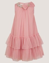 Alex Sequin Swing Party Dress, Pink (DUSKY PINK), large