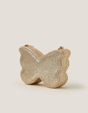 Sequin Embellished Butterfly Bag, , large