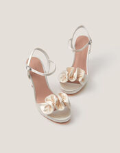 Dulce Frill Platform Heels, Ivory (IVORY), large