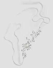 Diamante Floral Embellished Headband, , large