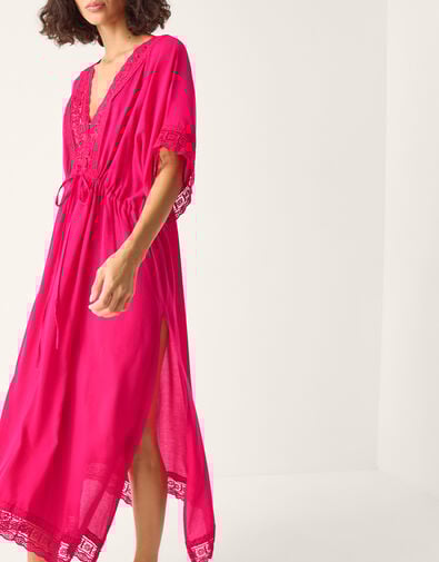 Cali Crochet Cover Up, Pink (PINK), large