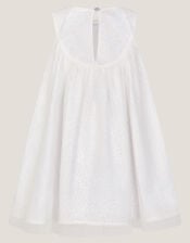 Baby Aria Floral Broderie Dress, Ivory (IVORY), large