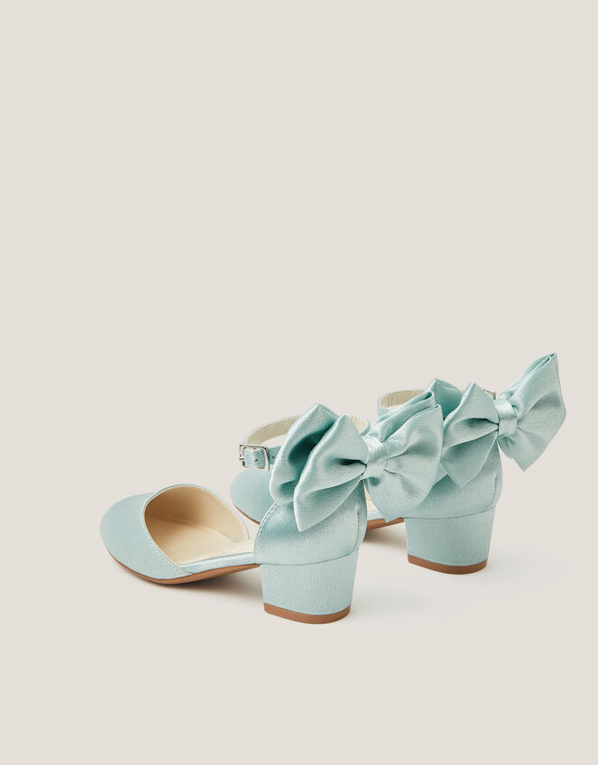 Sara Bow Two Part Heels, Green (SAGE), large