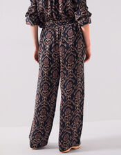 East Jesi Print Satin Trousers, Multi (MULTI), large