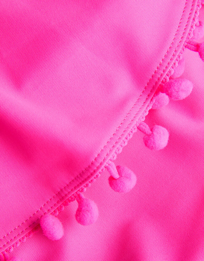 Crossback Frill Bikini Set, Pink (PINK), large