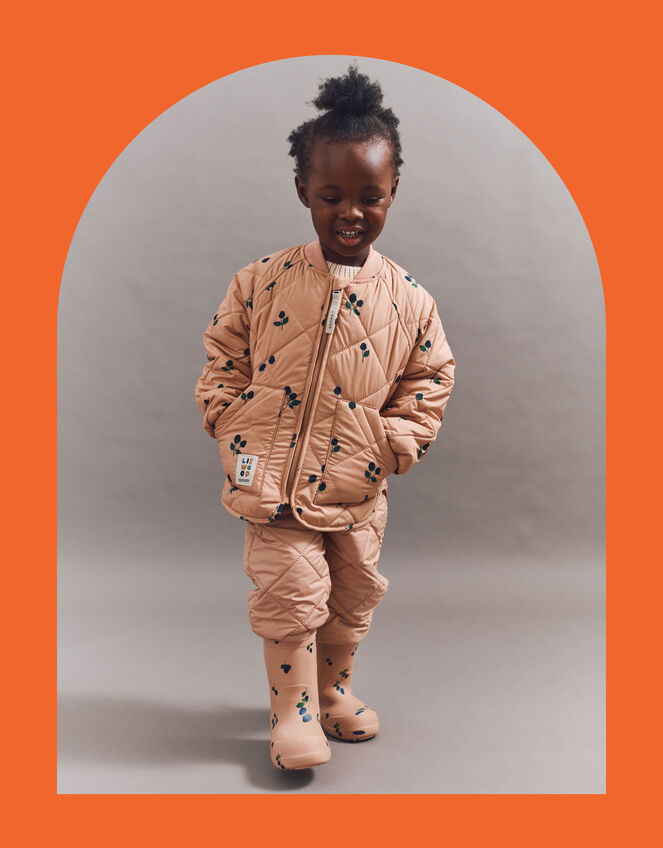 Liewood Zella Floral Thermo Jacket, Pink (PINK), large