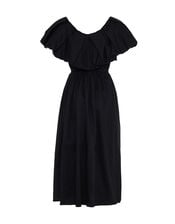 Devotion Twins Deos Frill Maxi Dress, Black (BLACK), large