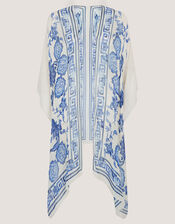 Gloria Floral Print Beach Cover Up, , large