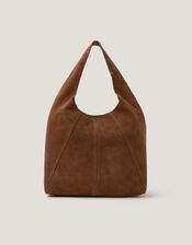 Dana Suede Hobo Bag, , large