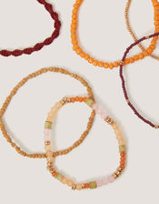 6-Pack Bead Stretch Bracelets, , large