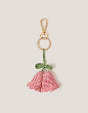 Tulip Crochet Bag Charm, , large