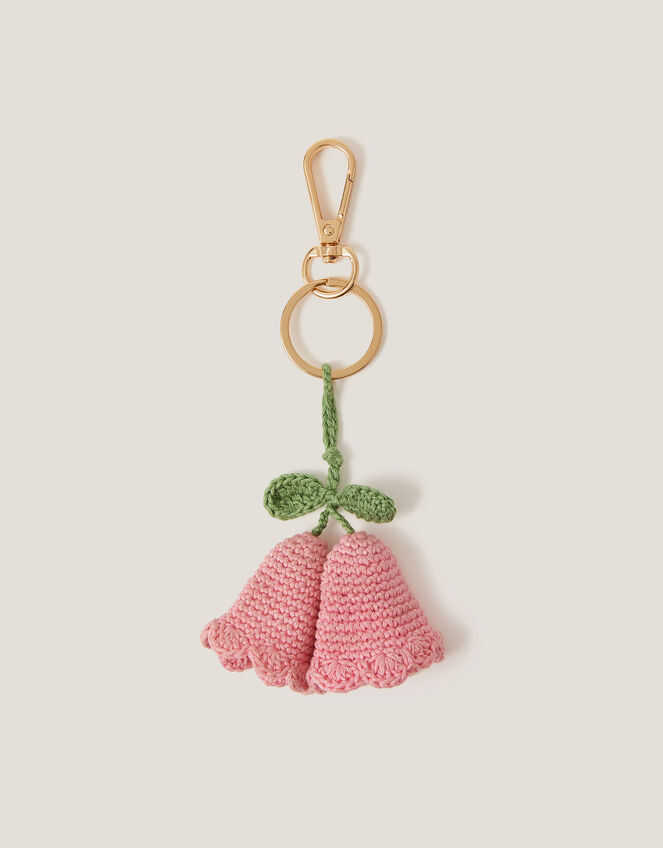 Tulip Crochet Bag Charm, , large