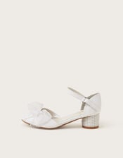 Pearl Bow Two-Part Heels, Ivory (IVORY), large