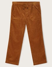 Corduroy Pull-On Trousers, Tan (TAN), large