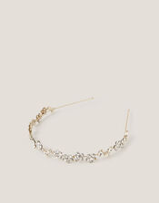 Jewel Flower Bridesmaid Headband, , large