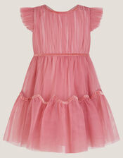 Baby Charlize Tulle Party Dress, Pink (DUSKY PINK), large