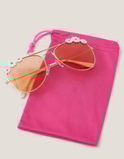 Daisy Aviator Sunglasses, , large