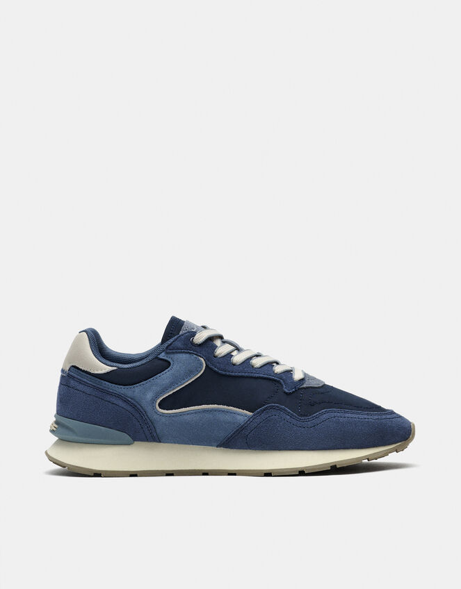 Hoff City Suede Trainers, Blue (NAVY), large