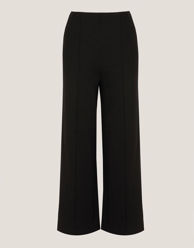 Payton Ponte Jersey Bootcut Trousers, Black (BLACK), large