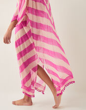 Sorcha Chevron Stripe Kaftan Dress, , large