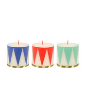 Meri Meri 3-Pack Small Drum Christmas Candles, , large