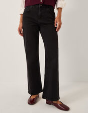 Sienna Straight Leg Jeans, Black (BLACK), large