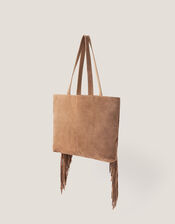 Daisy Suede Fringe Tote Bag, , large