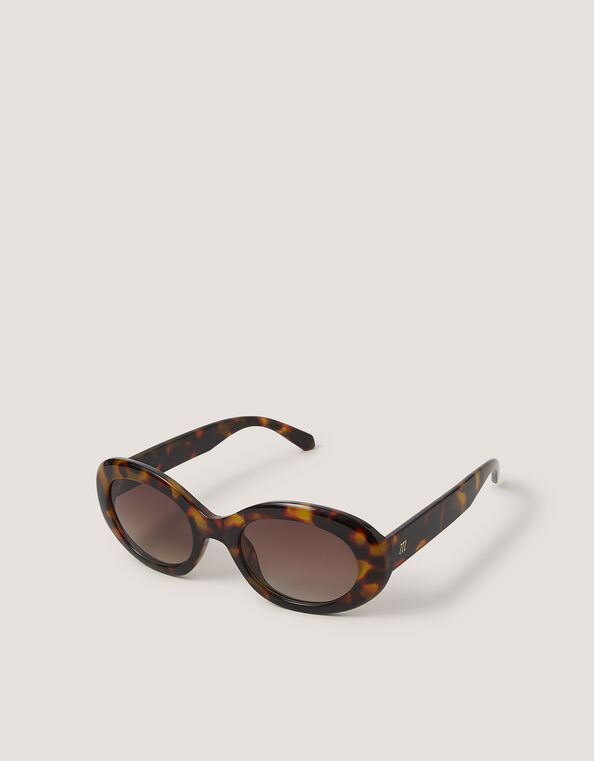 Tort Oval Sunglasses, , large