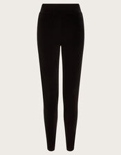 Vixie Velvet Leggings, Black (BLACK), large