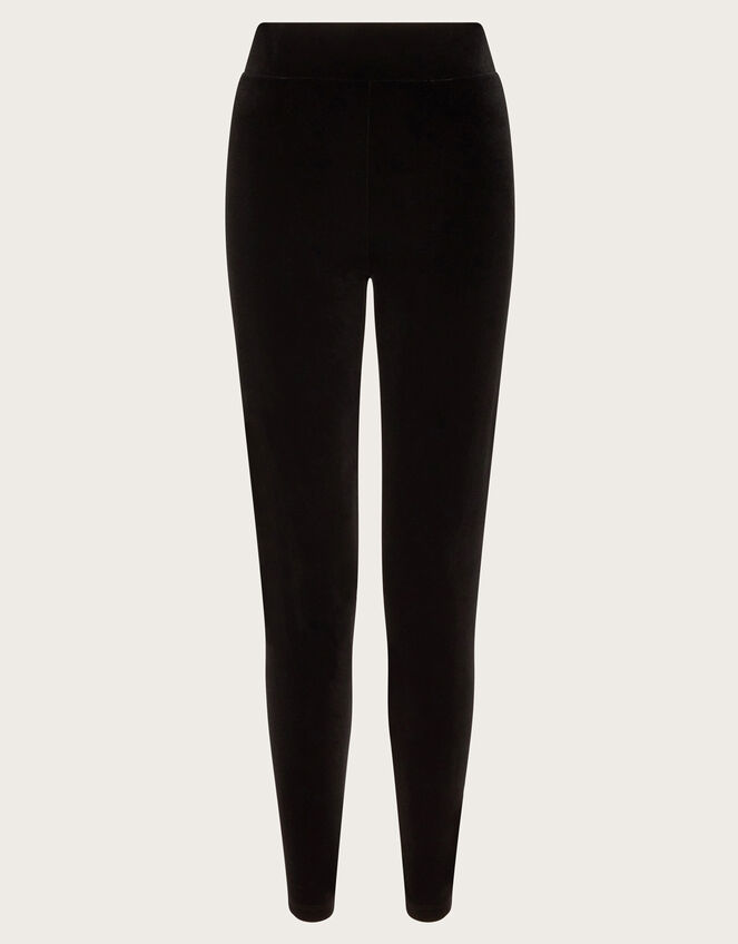 Vixie Velvet Leggings, Black (BLACK), large