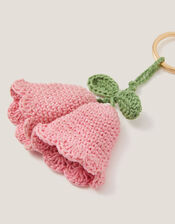 Tulip Crochet Bag Charm, , large