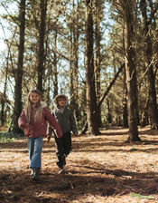 T&ouml;astie Reversible Teddy Fleece Puffer Jacket, Pink (PINK), large